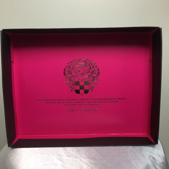 Vince Camuto Yolana Black Leather & Suede Slingback Peep Toe Sandals - Picture 6 of 8